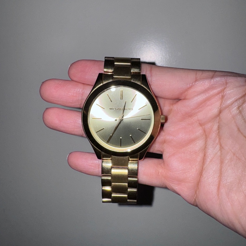 Michael Kors Gold Stainless Steel Bracelet Watch